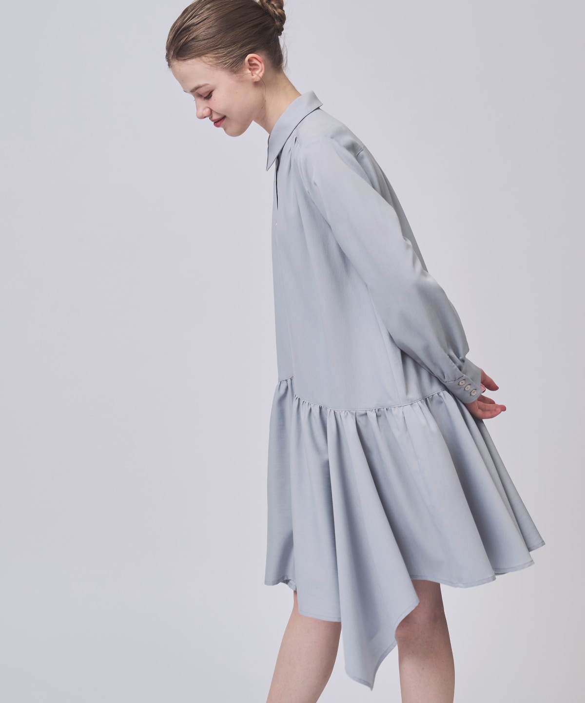 【2/20(Fri)発売】イレヘムフリルシャツワンピース