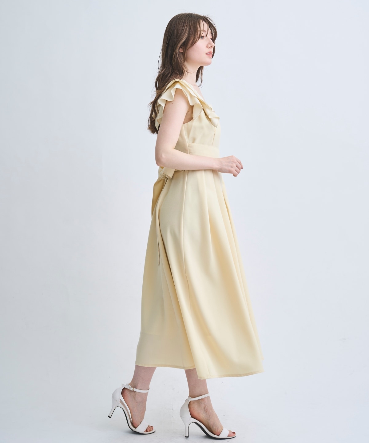 【3/19(Thu)予約開始】バックリボン袖フリルワンピース