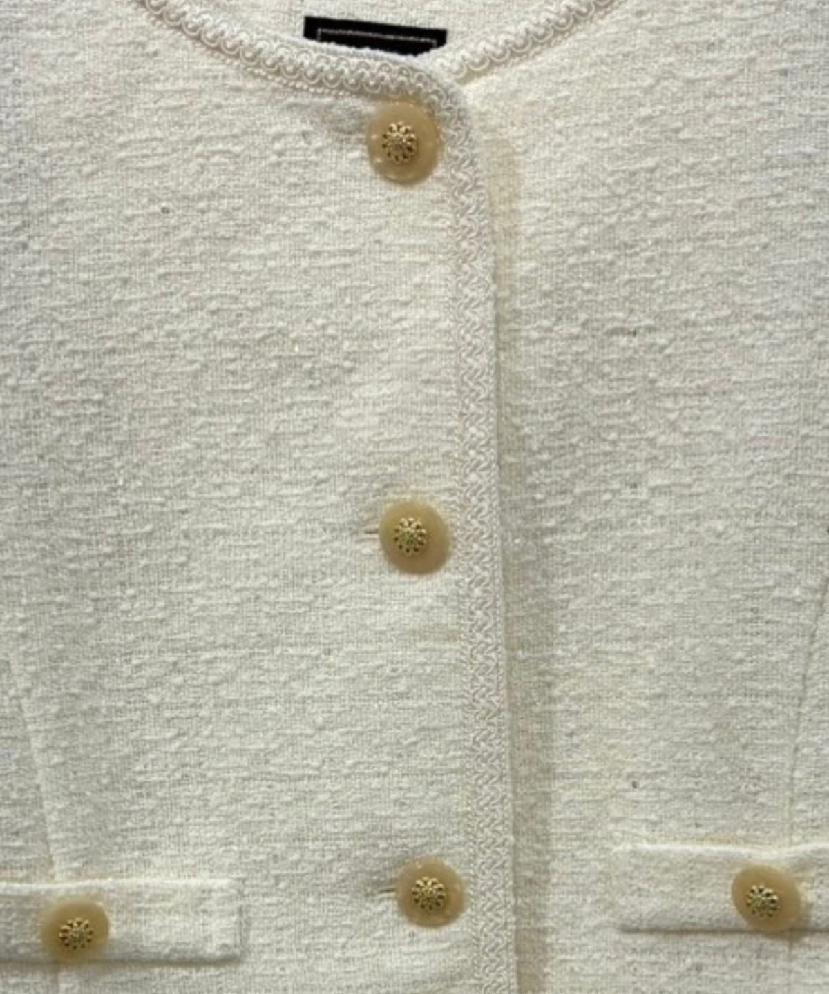 【3/6(Fri)発売】ラメツイードノーカラージャケット