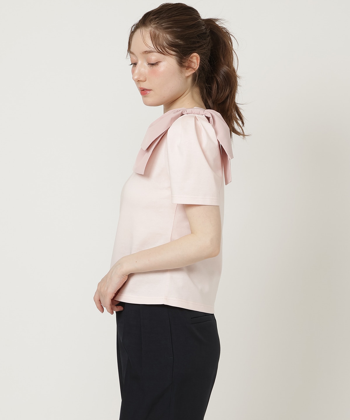 【5/8(Fri)発売】ショルダーリボンカットソー