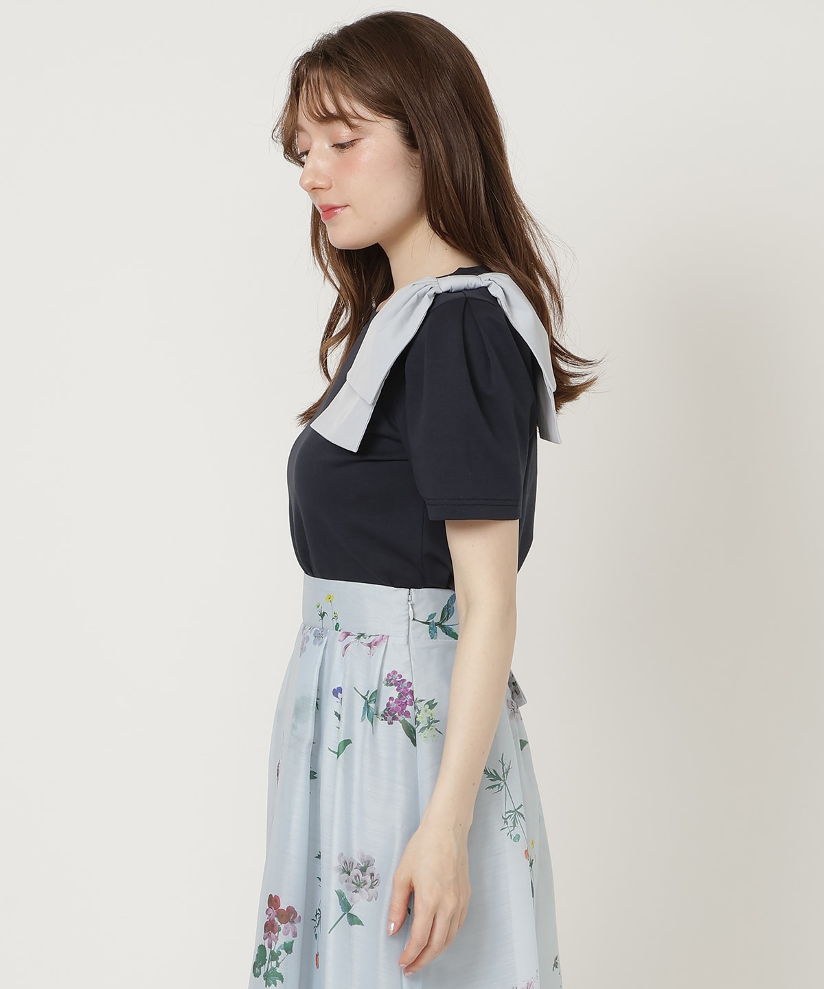 【5/8(Fri)発売】ショルダーリボンカットソー