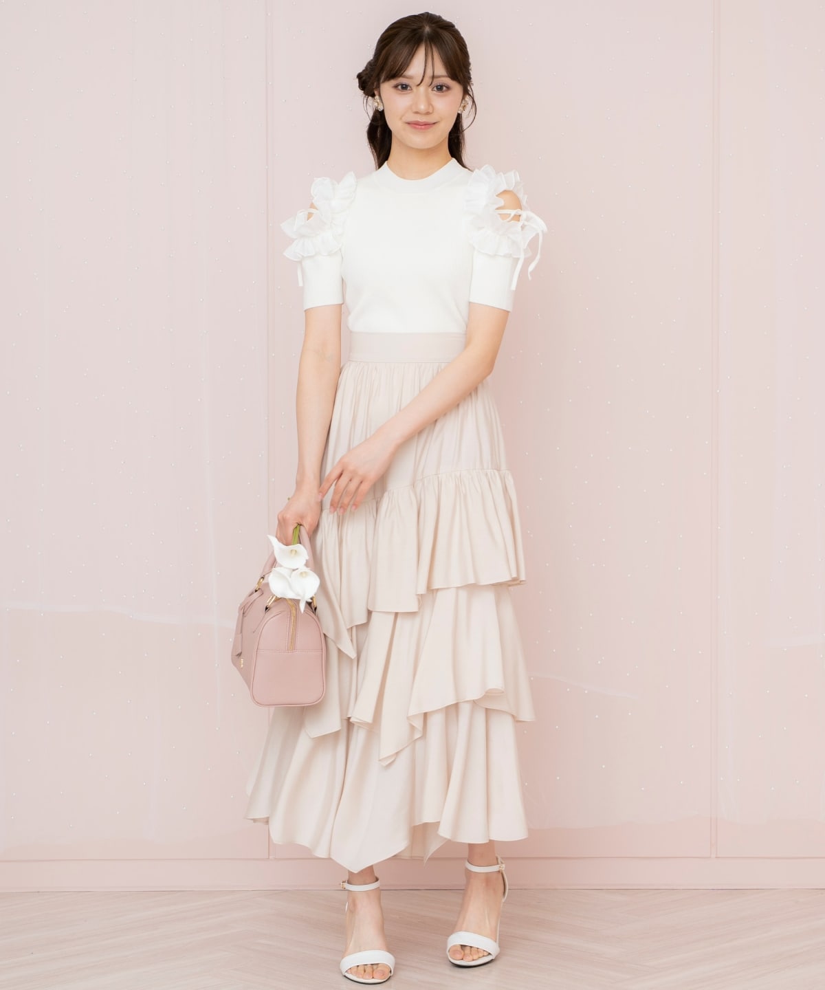 ランダムティアードスカート