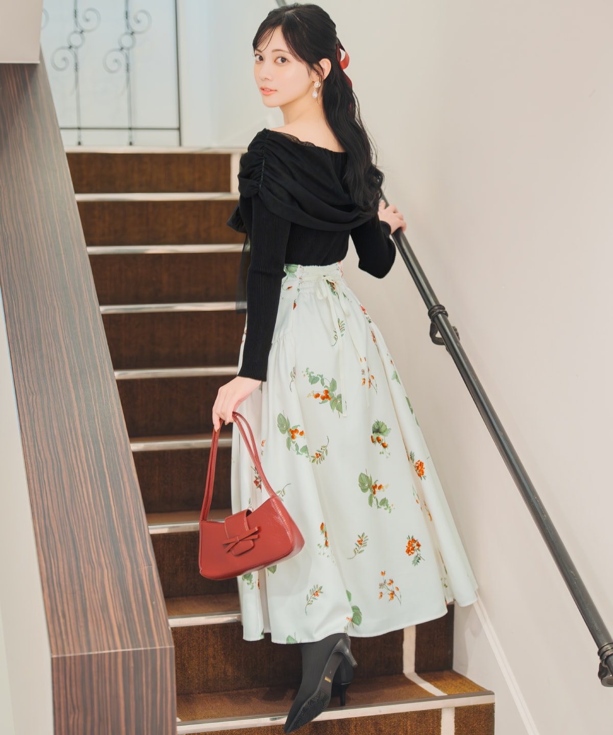 【12/5(fri)10時発売】ウィンターボタニカルスカート