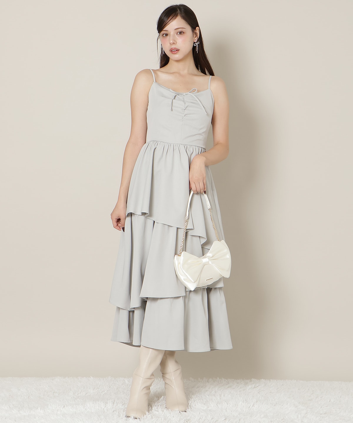 【New Year's Item】ティアードキャミワンピース