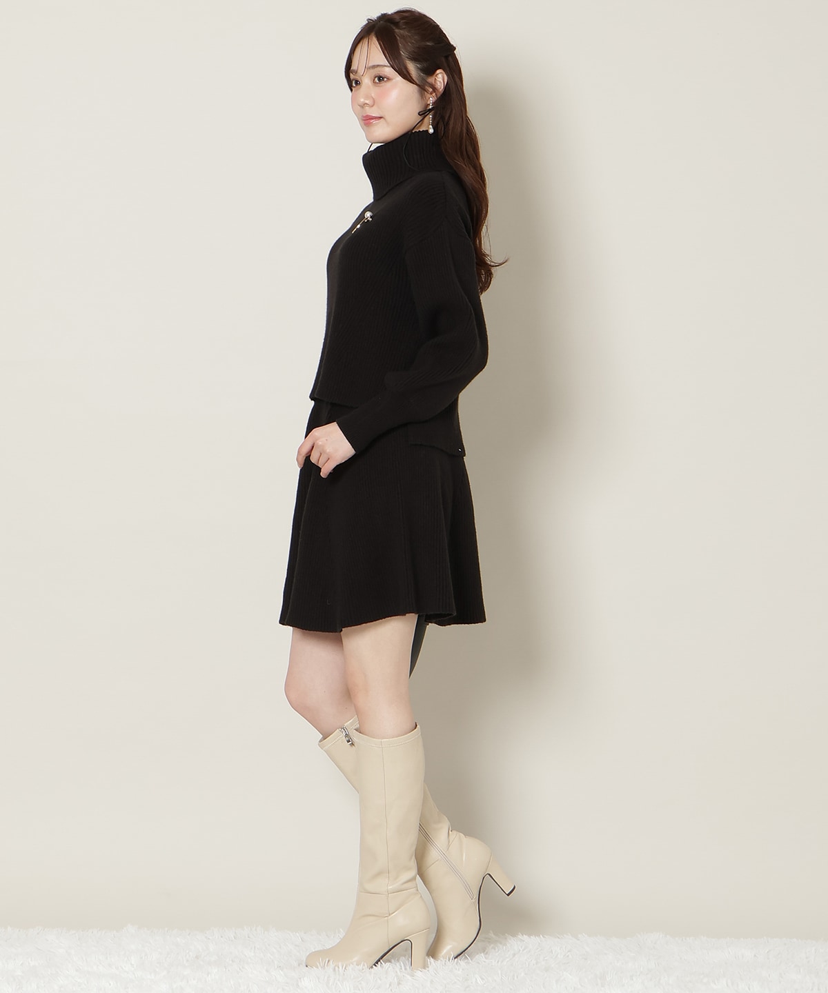 【12/5(fri)10時発売】オフタートル×スカートニットSETUP