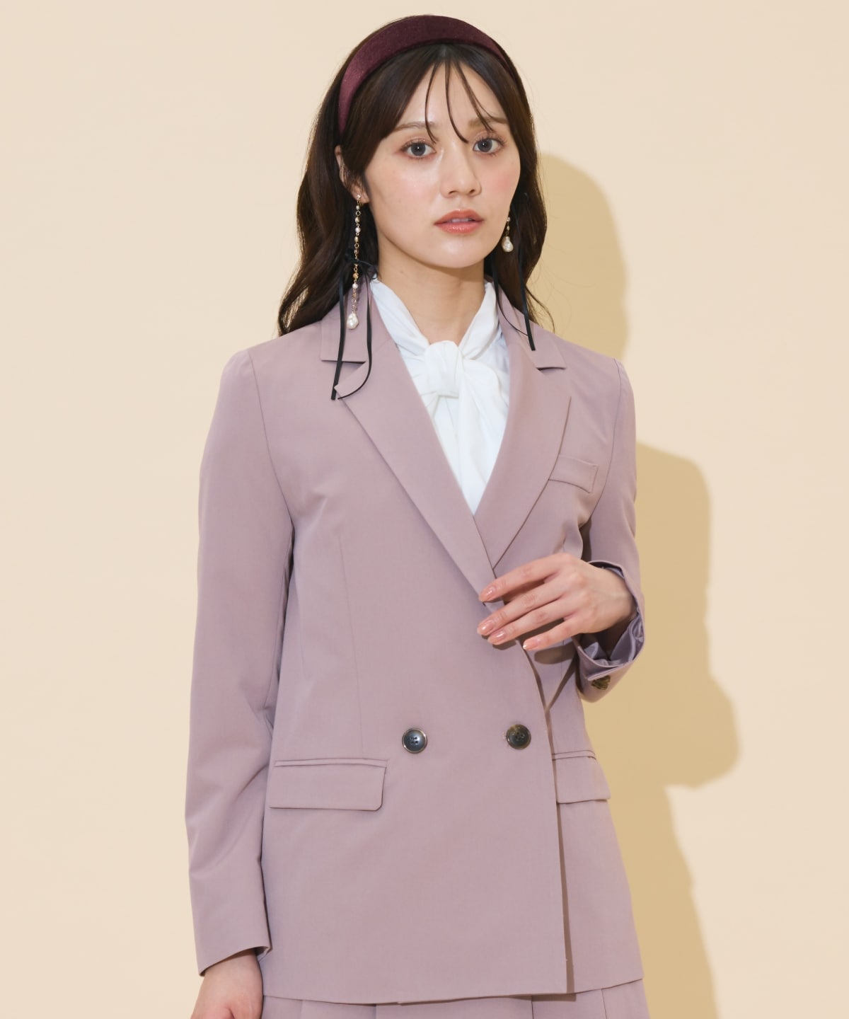 ダブルボタンテーラードジャケット