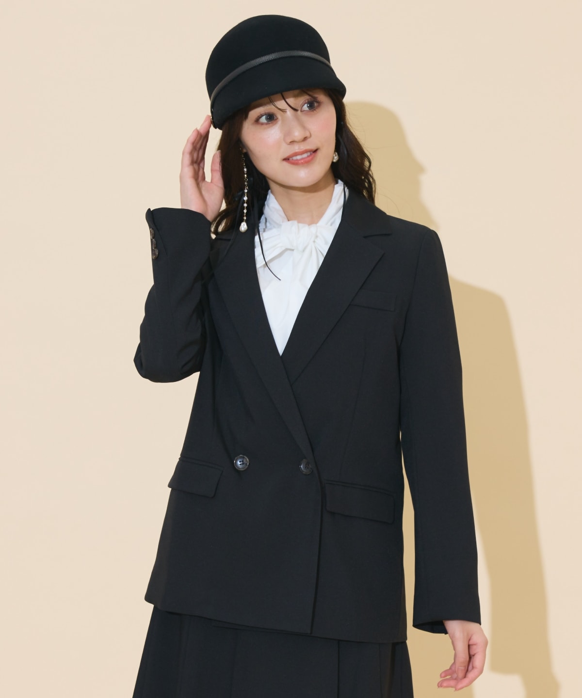 ダブルボタンテーラードジャケット