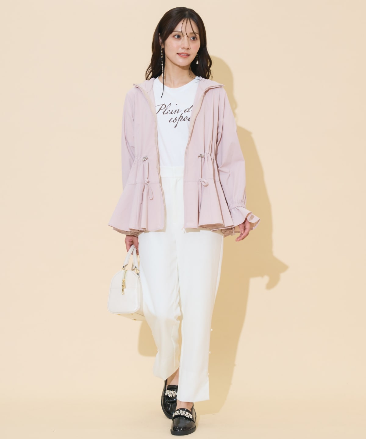 UVカットペプラムブルゾン