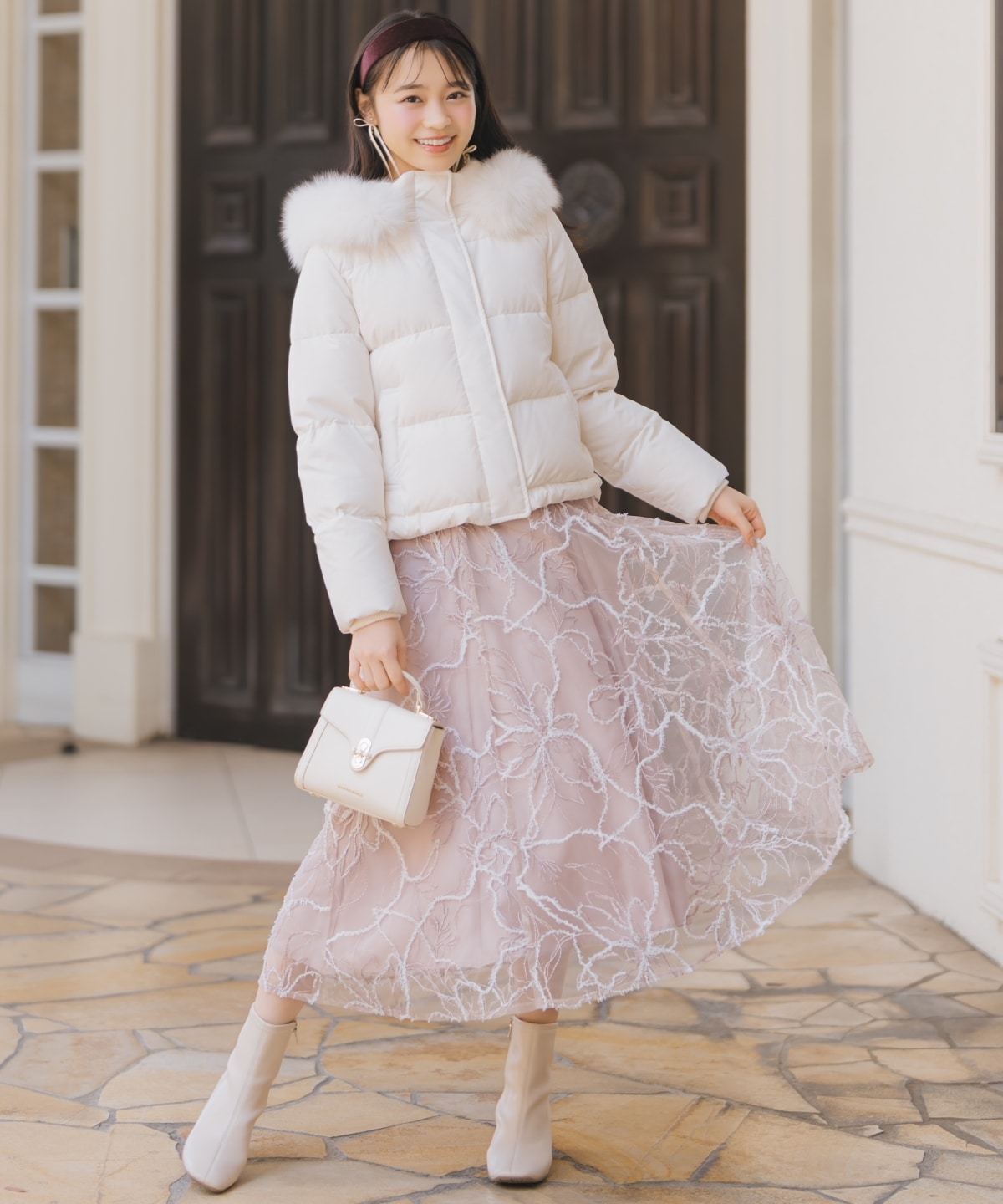 ファー付きショートダウン(F ホワイト): WILLSELECTION｜公式