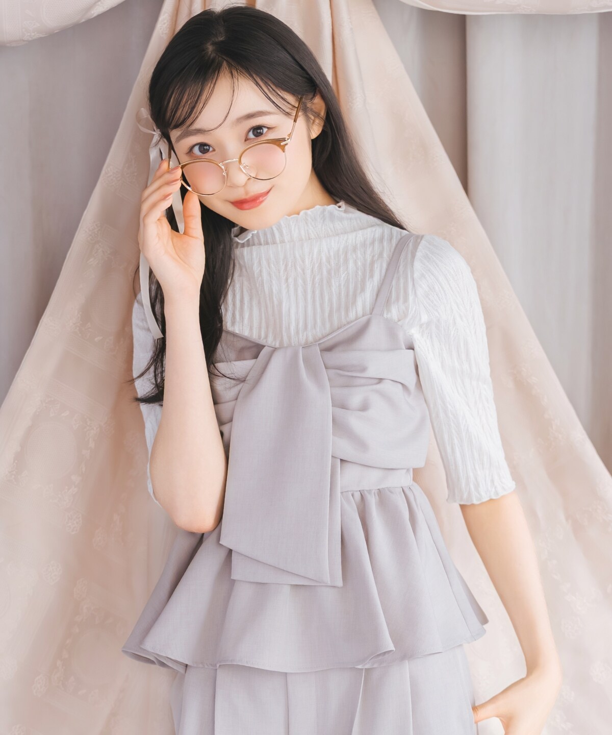 メロウハイネックインナートップス