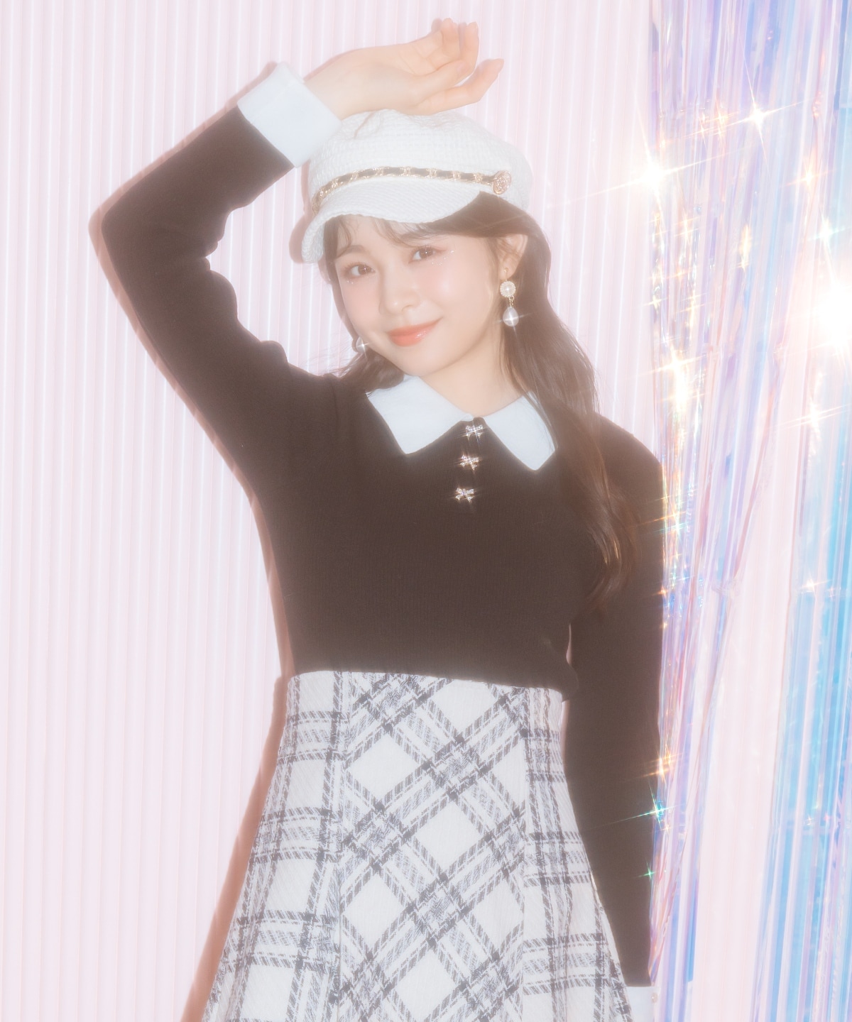 【1/1(thu)10時発売 New Year's Item】ポロカラーリブニット