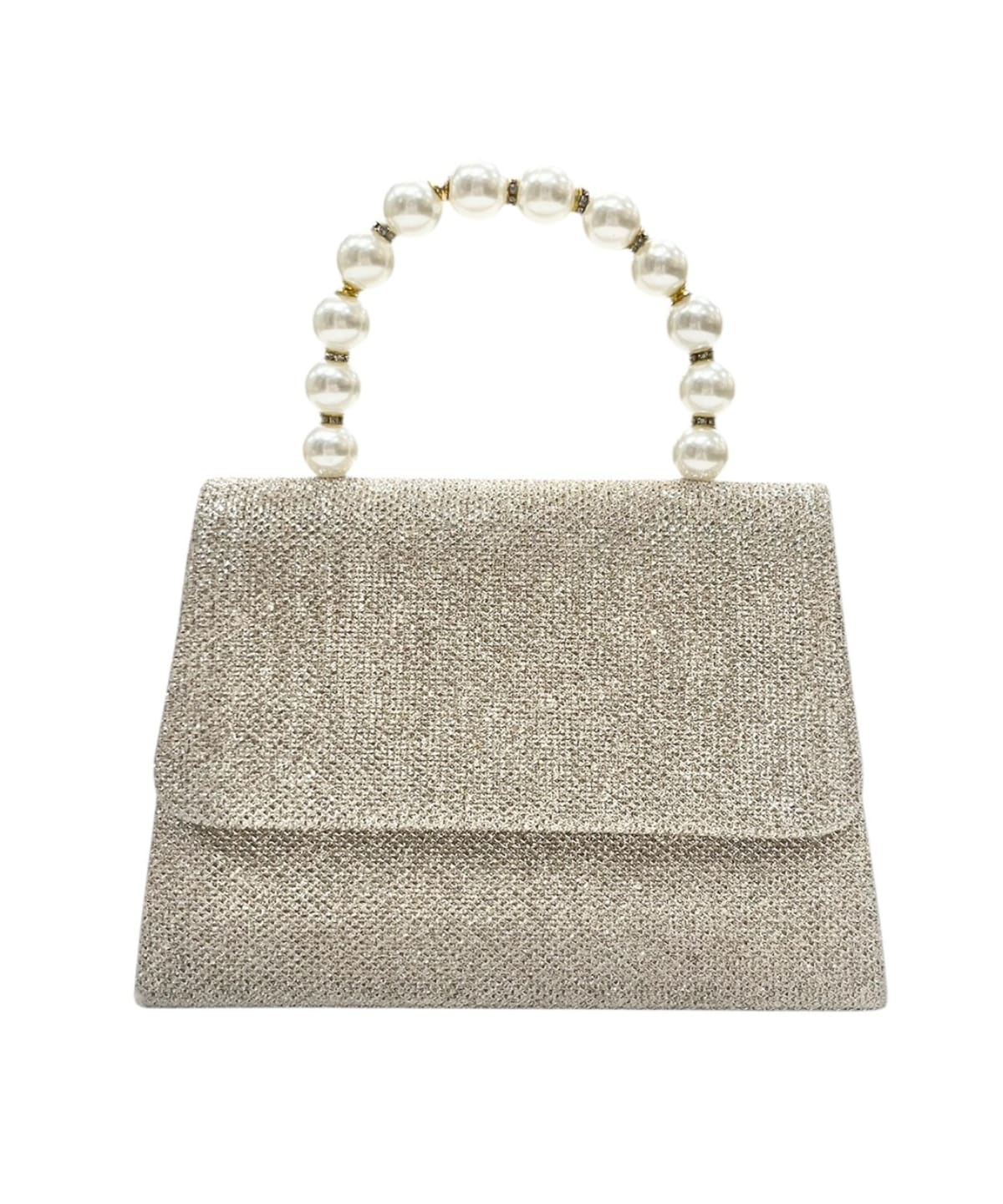 ラメパールハンドバッグ