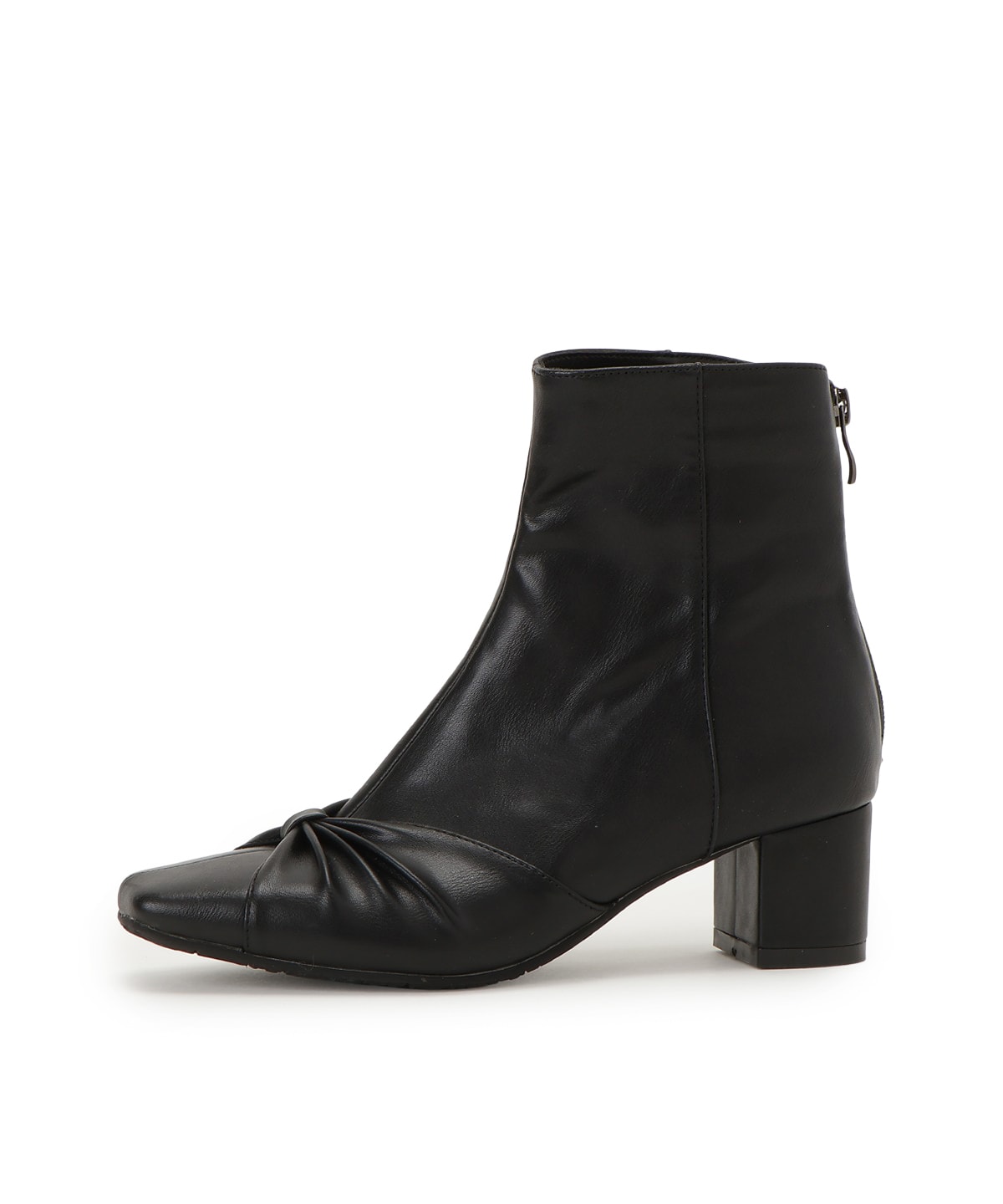 フロントリボンショートブーツ