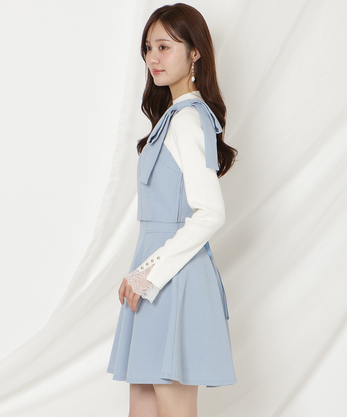 【2/11(wed)10時発売】リボンショルダービスチェ