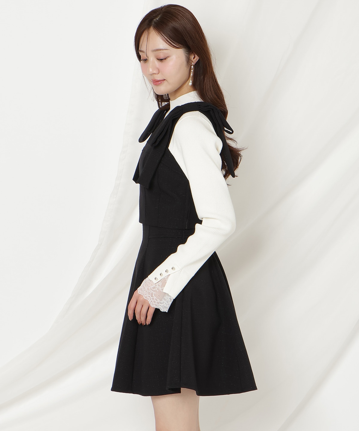 【2/11(wed)10時発売】リボンショルダービスチェ