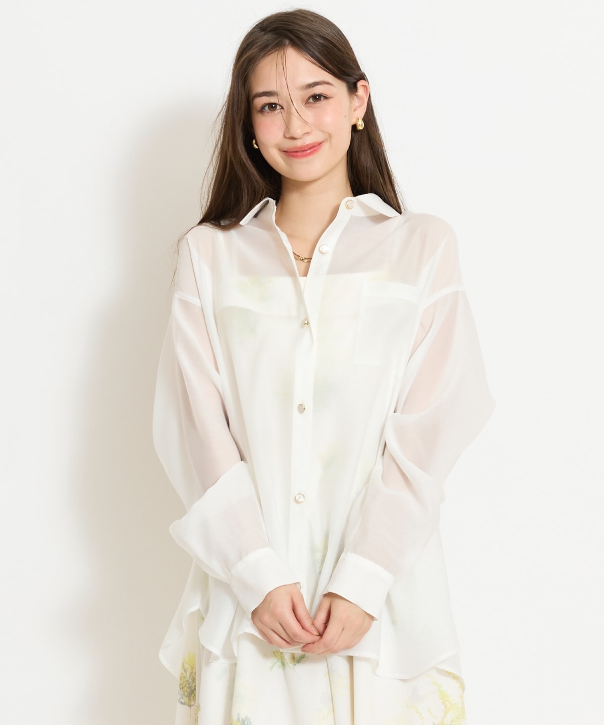 エアリーシアーシャツ