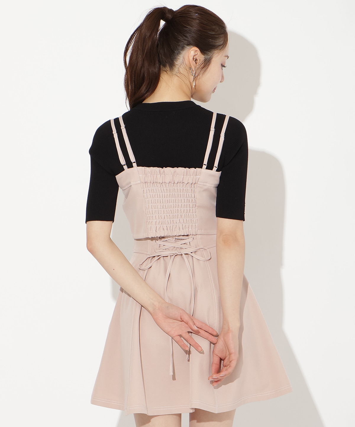 【3/19(thu)10時発売】フロントZIPデニムビスチェ