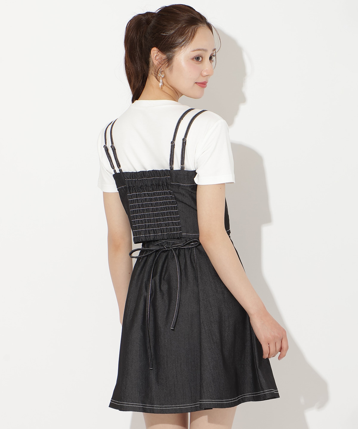 【3/19(thu)10時発売】フロントZIPデニムビスチェ