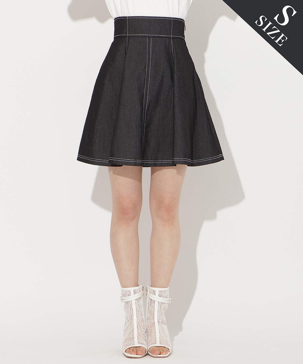 【3/19(thu)10時発売】ライトデニムフレアスカート