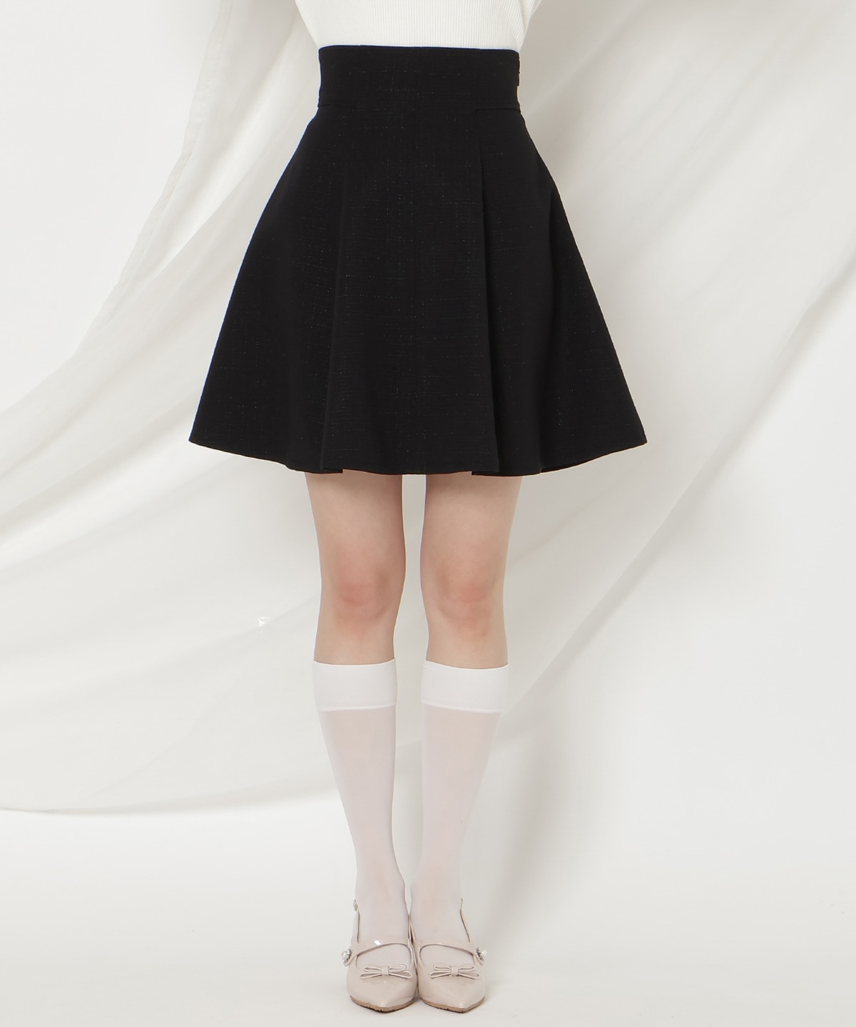 【2/11(wed)10時発売】ハイウエストフレアミニスカート
