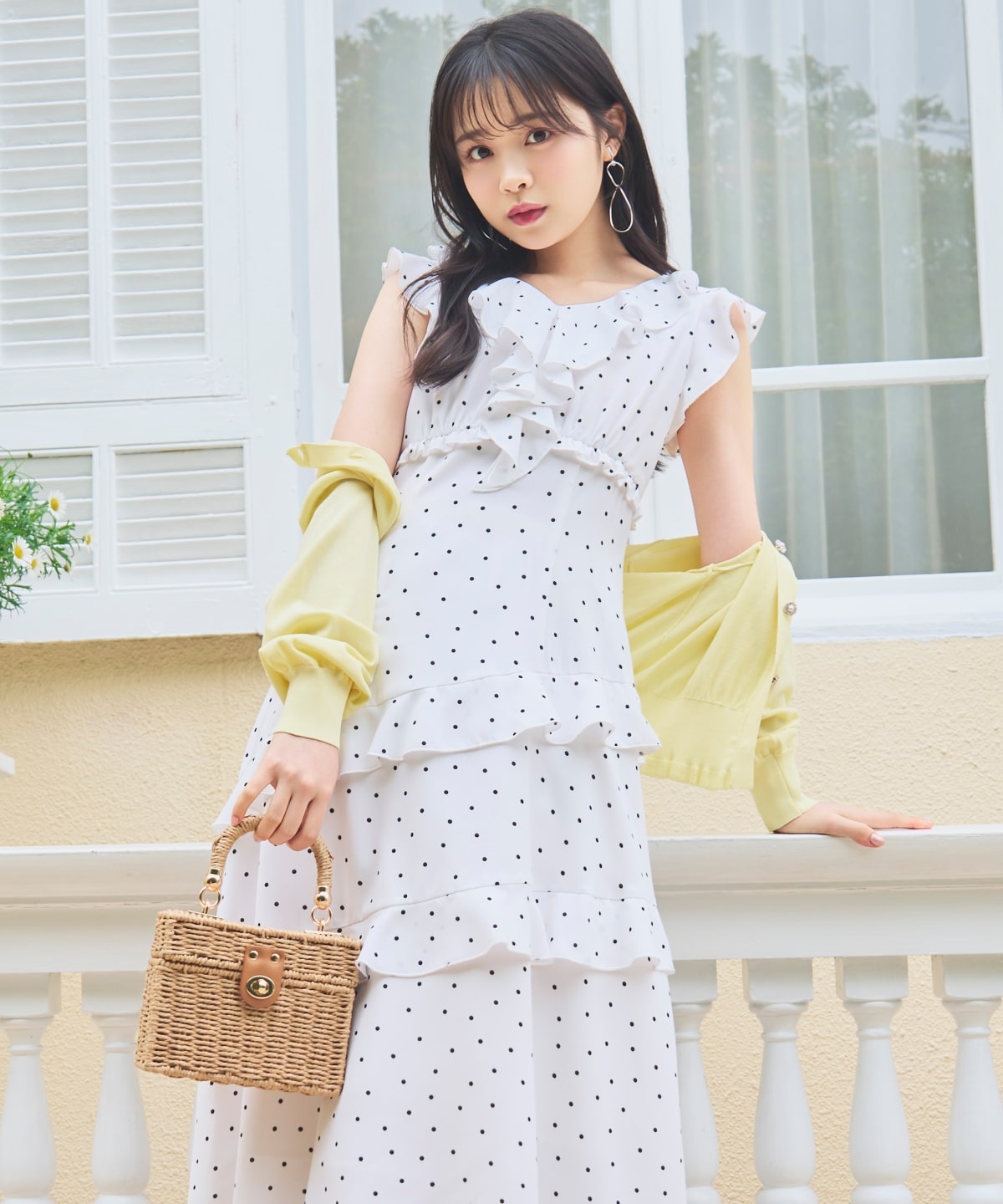 【6/11(thu)10時発売】ラッフルフリルティアードワンピース