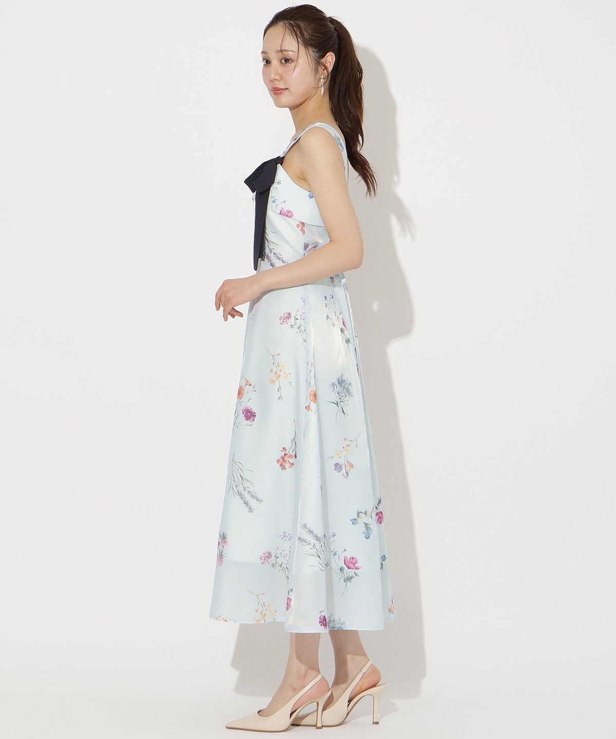 【3/12(thu)10時発売】ボタニカルフラワーシアータックワンピース