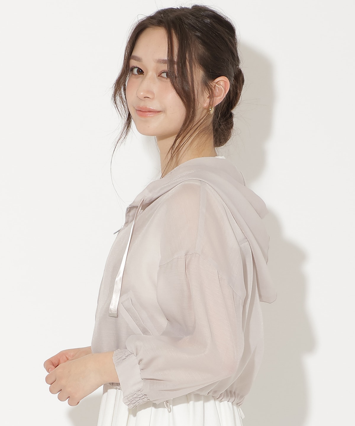 シャイニードロストシアーブルゾン