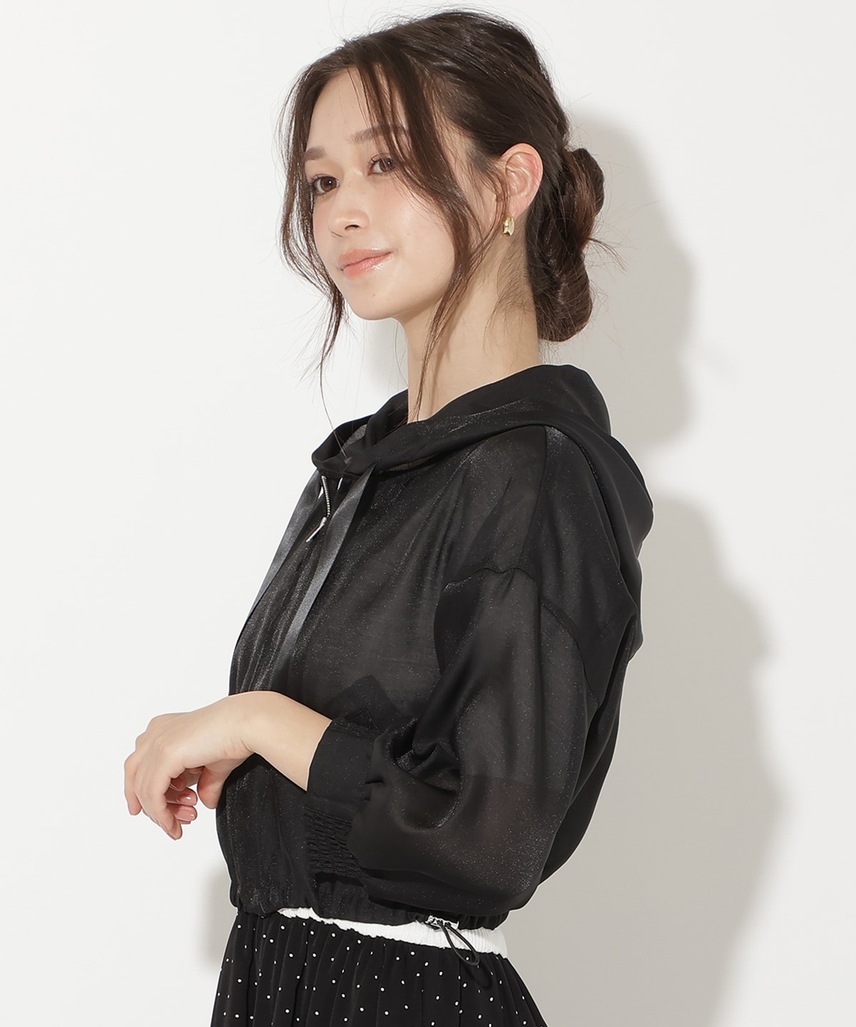 シャイニードロストシアーブルゾン