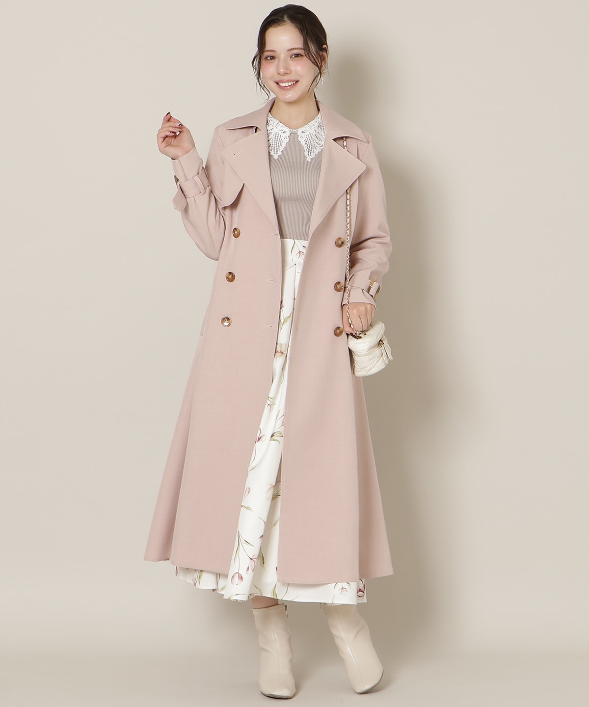 【1/14(wed)18時先行予約開始 】オリジナルフレアトレンチコート