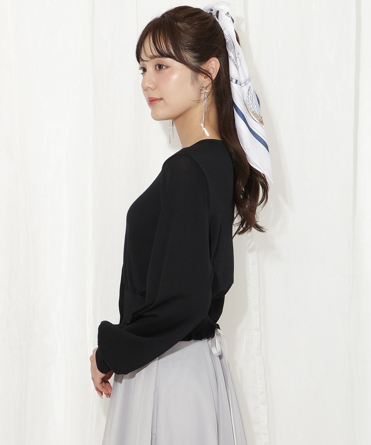 フリルヘムUVカットカーディガン