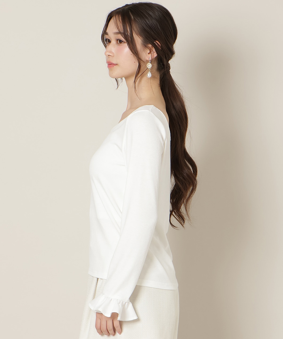 フリルカフスインナートップス