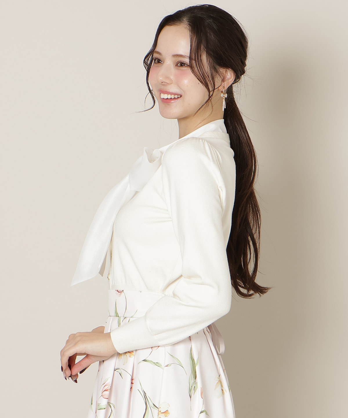 リボンタイプルオーバー