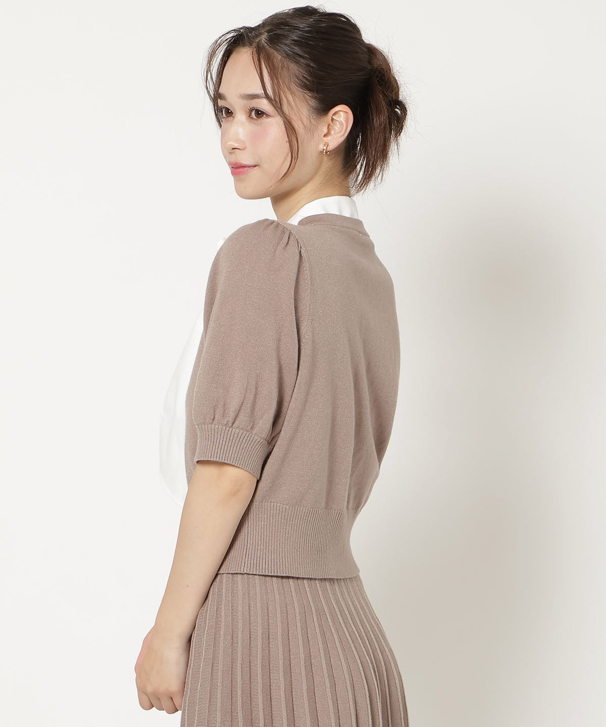 【9/10(thu)10時発売】リボンタイドッキングパフニット