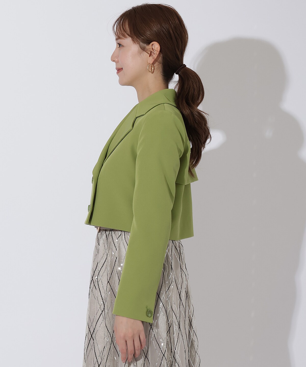 ダブルクロスショートトレンチ