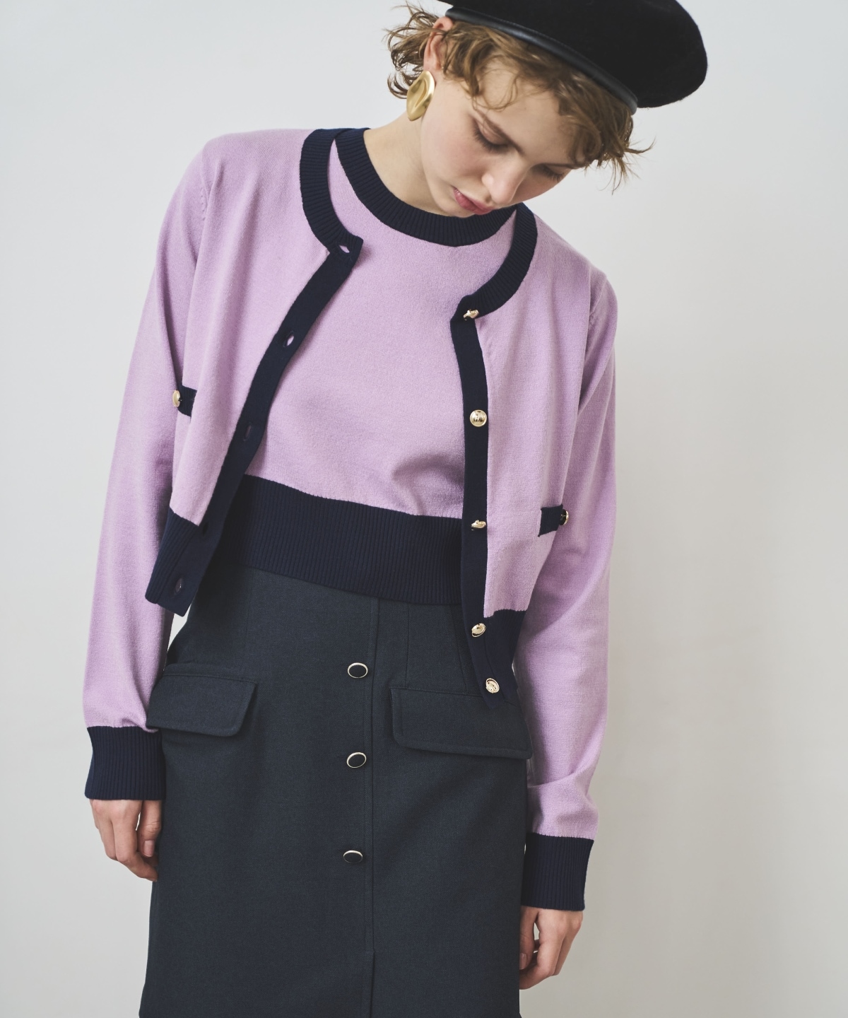 フラップミニスカート