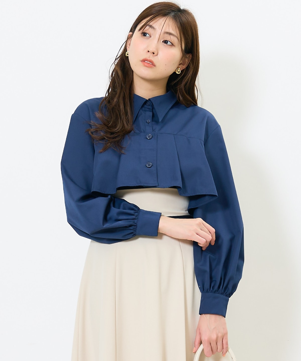 ヨークデザインタックシャツ