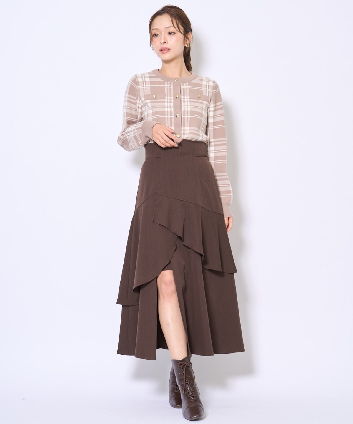 インナーミニティアードスカート