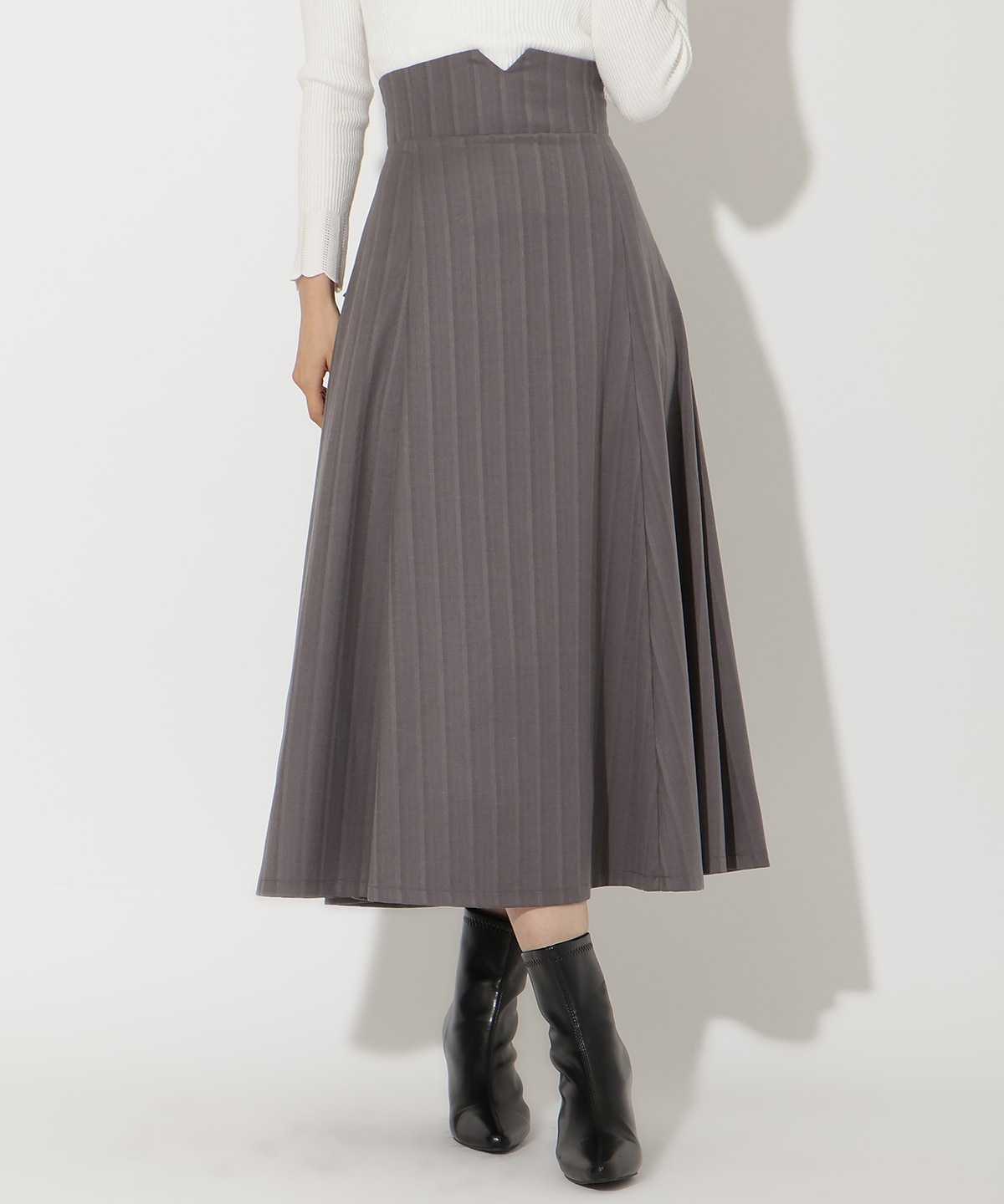 ビッグリボンフレアスカート