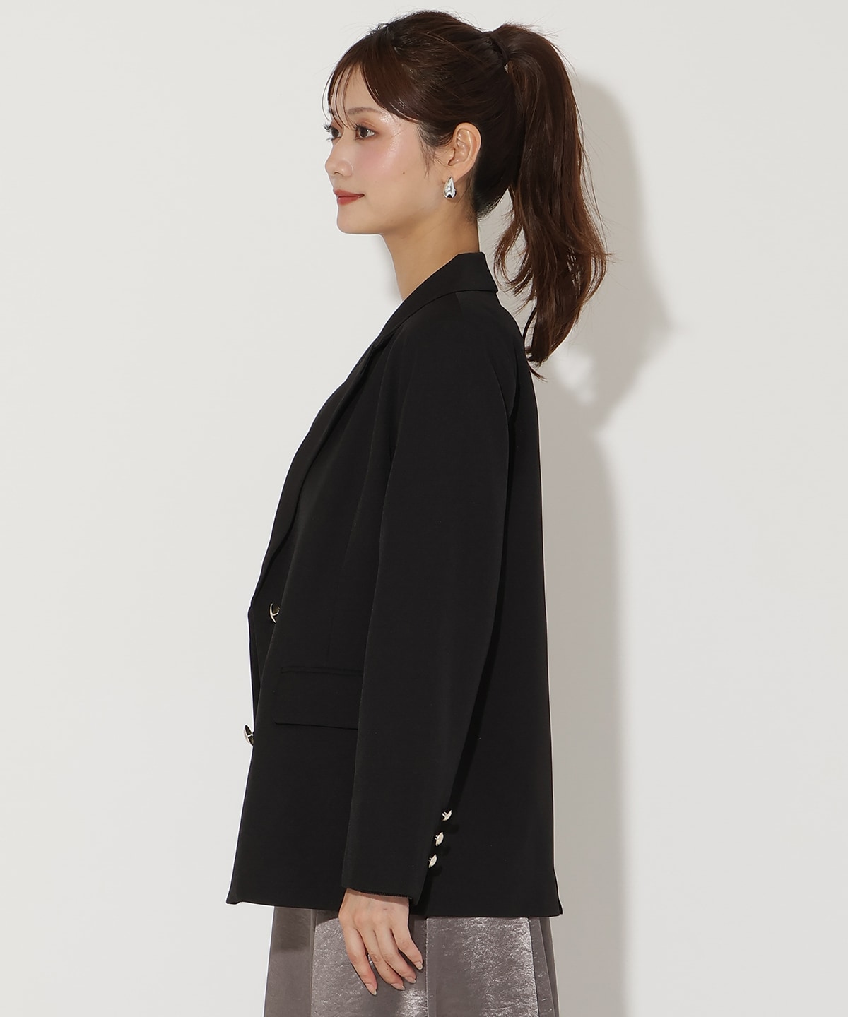 ダブルブレストテーラードジャケット