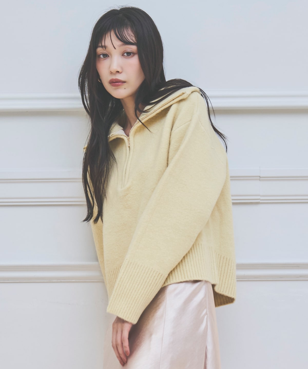 ZIPビッグカラープルオーバー