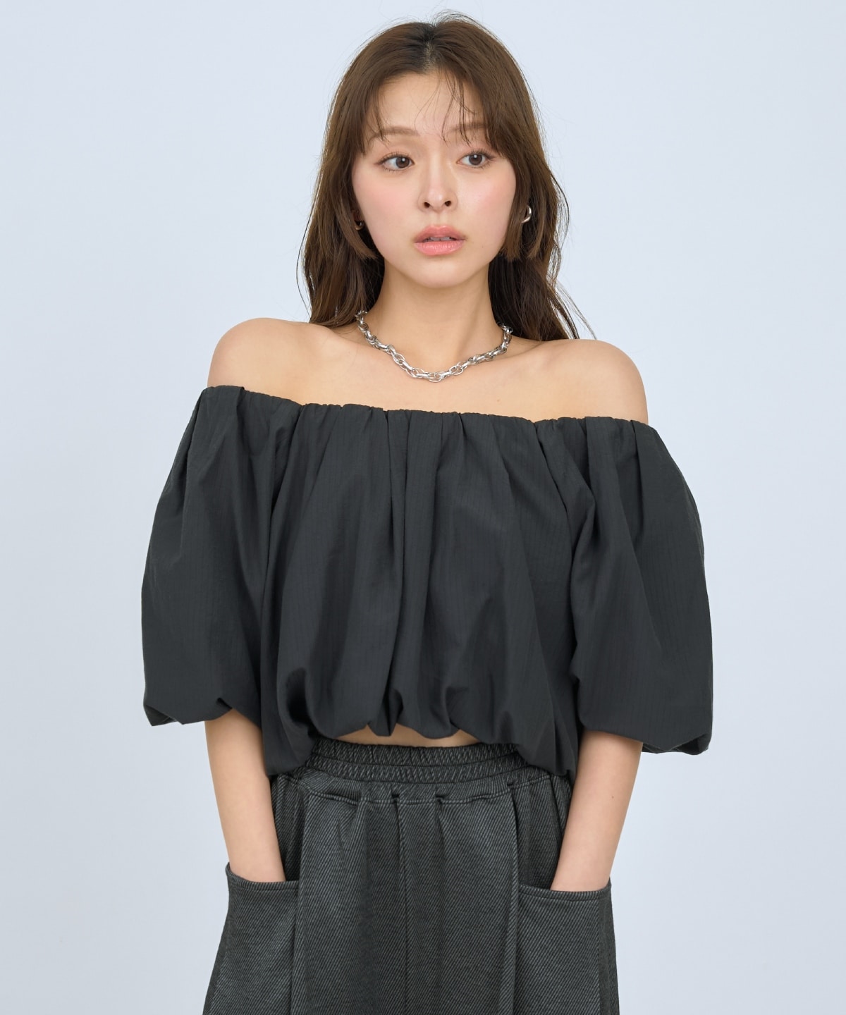 【先行予約受付中】2WAYバルーンブラウス