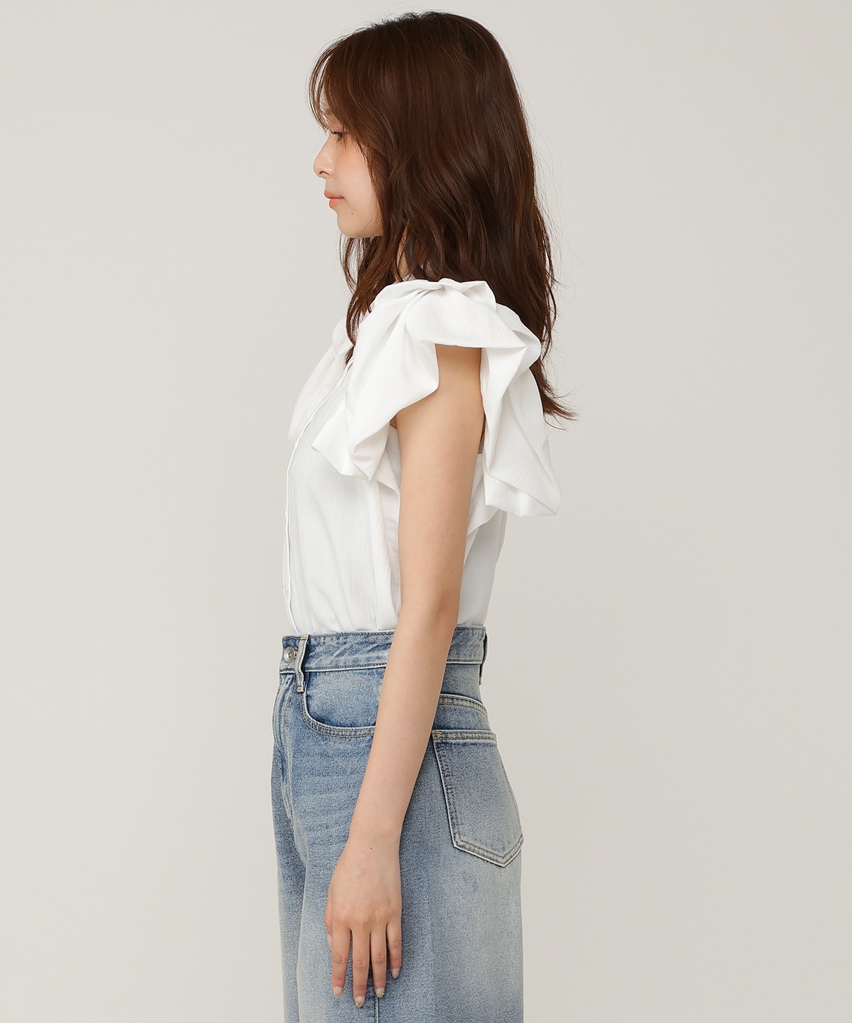 【5/14(木)一部店舗先行発売】バルーンスリーブブラウス