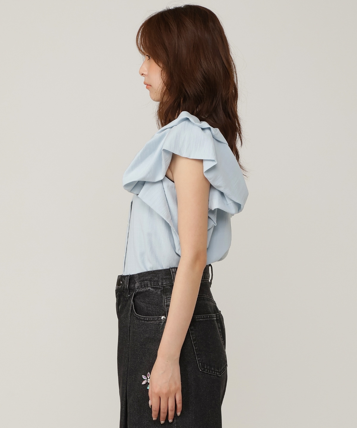 【5/14(木)一部店舗先行発売】バルーンスリーブブラウス