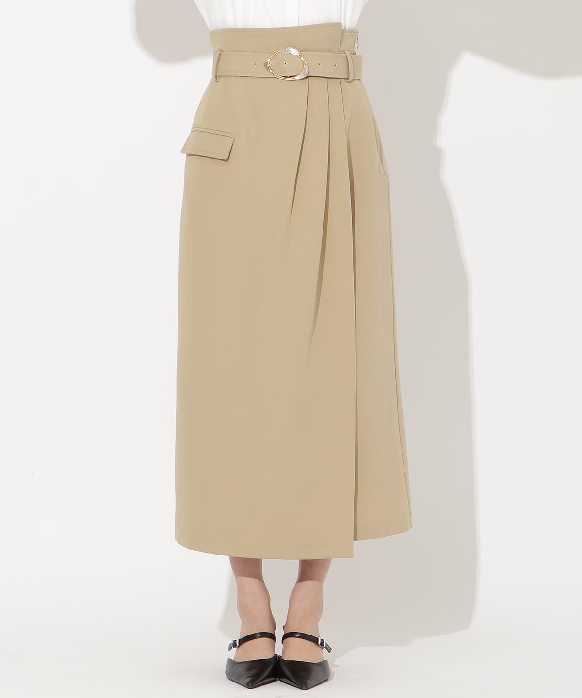 【先行予約受付中】タックストレートスカート