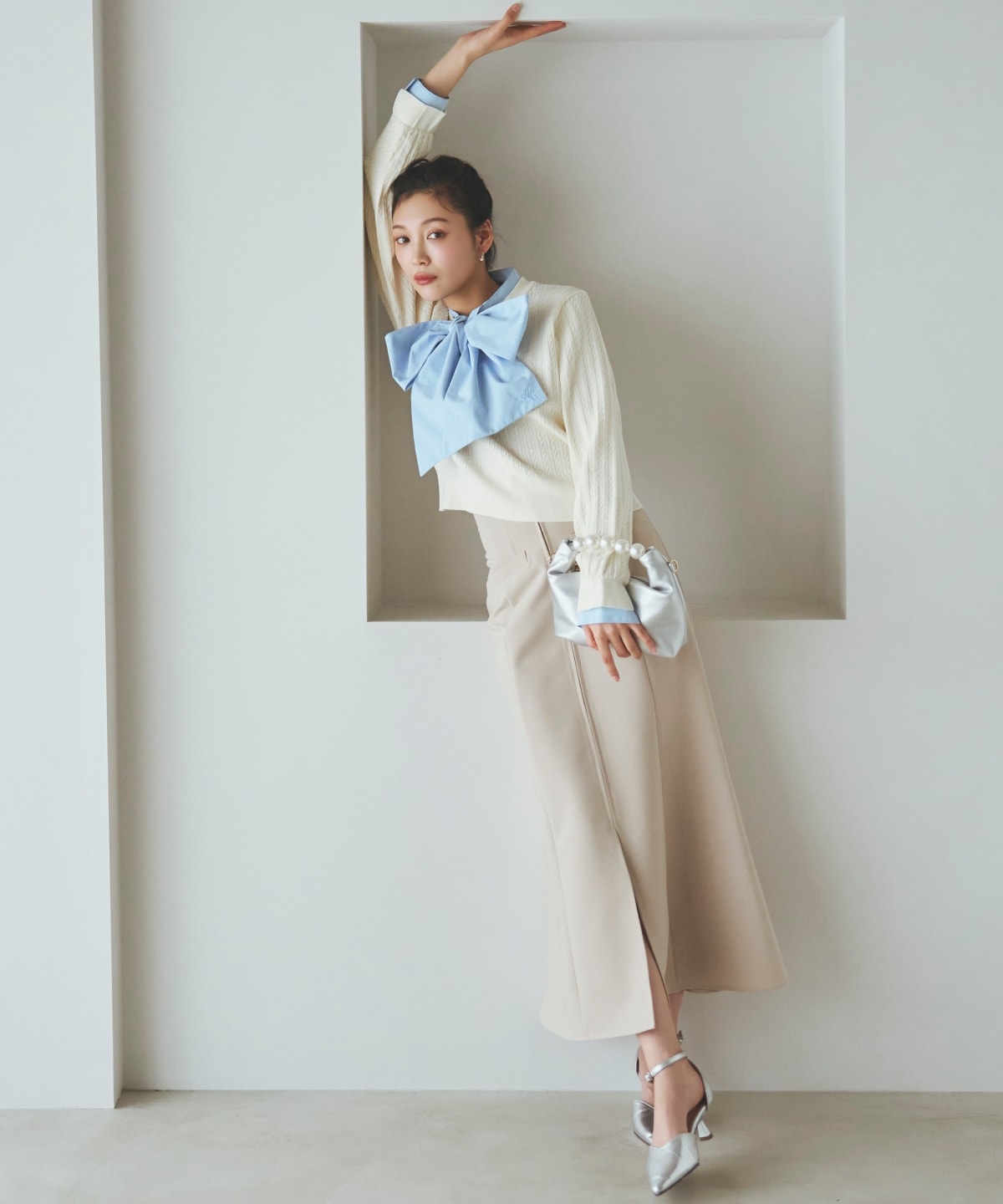 【先行予約受付中】フロントZIPマーメイドスカート