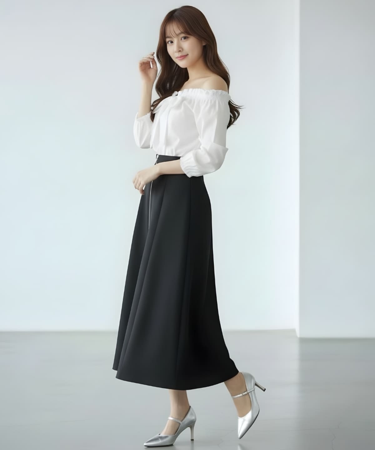 【先行予約受付中】フロントZIPマーメイドスカート