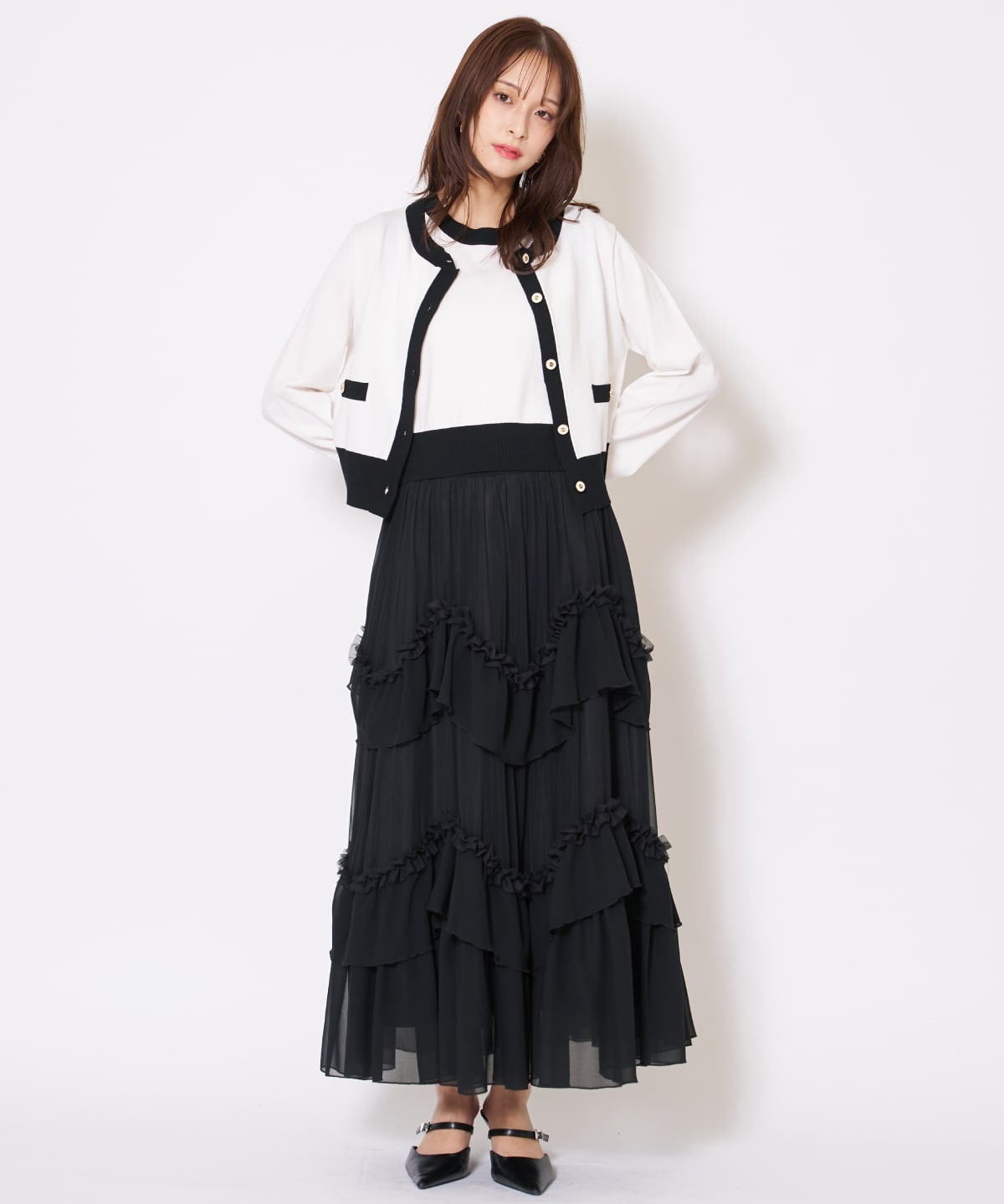 【先行予約受付中】ティアードチュールスカート
