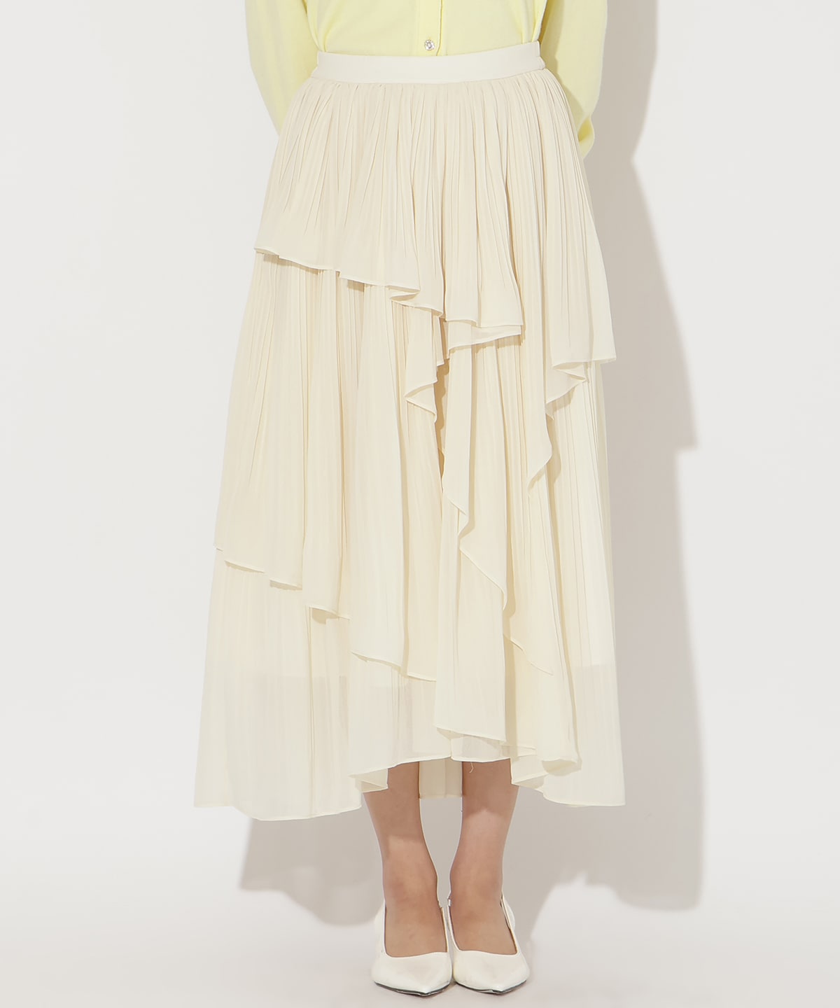 【先行予約受付中】ティアードプリーツスカート