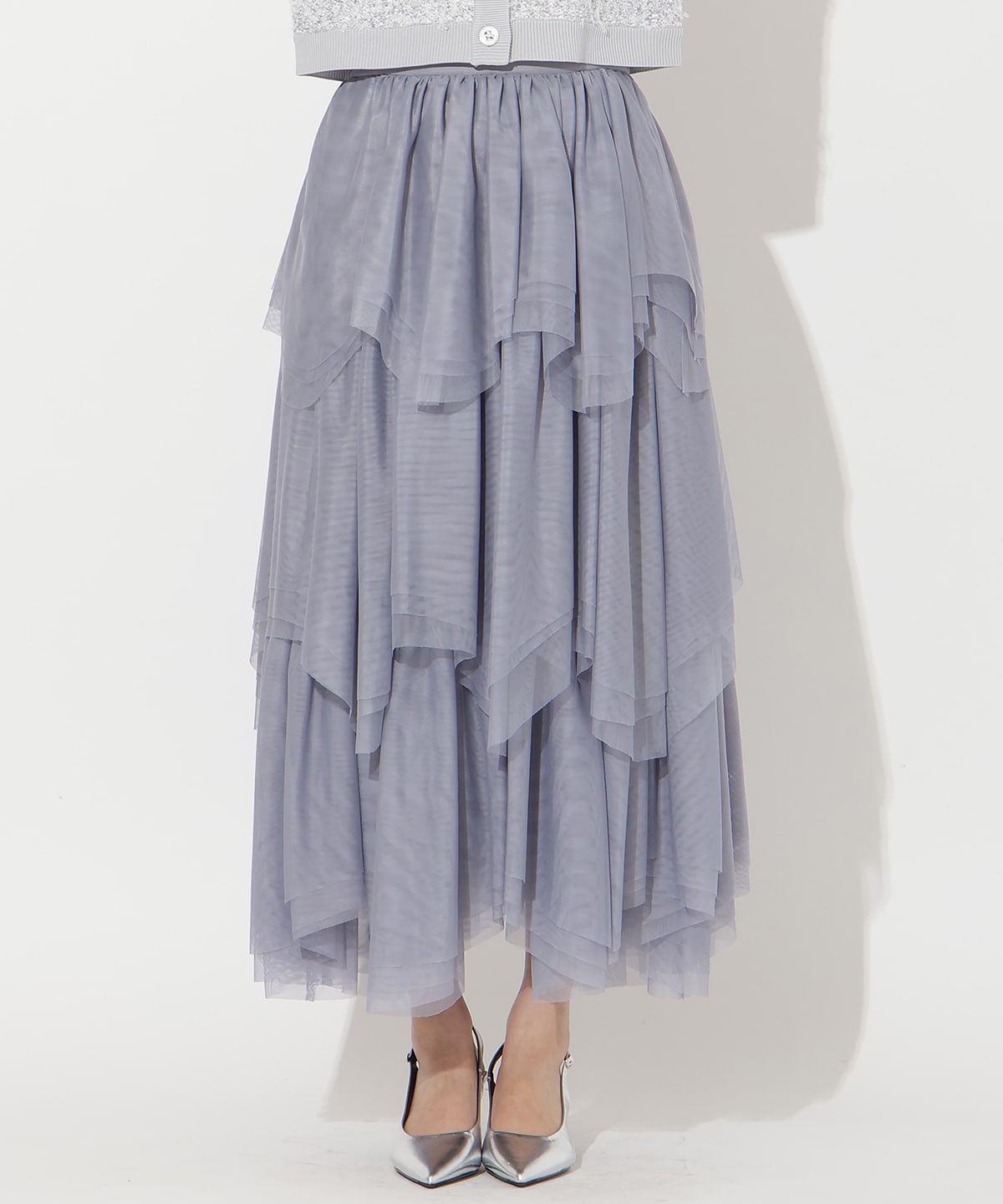 【先行予約受付中】チュールティアードスカート