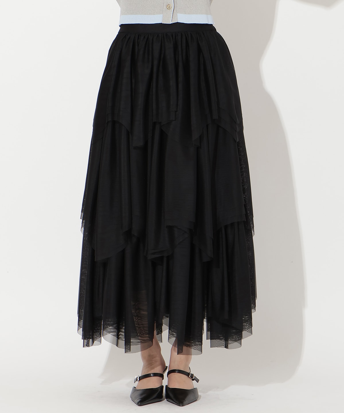 【先行予約受付中】チュールティアードスカート